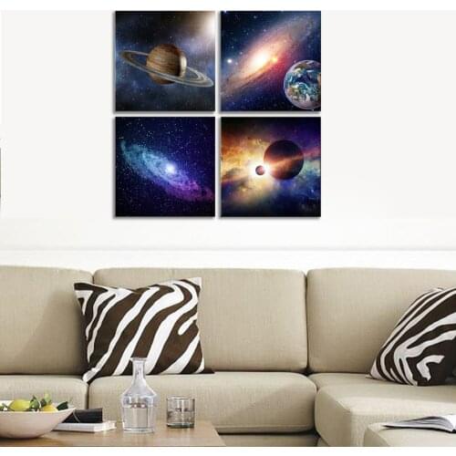 Canvas Prints Wall Art Paintings for Bedroom Home Decorations Universal Magic Power Modern 4 Piece Drop Shipping