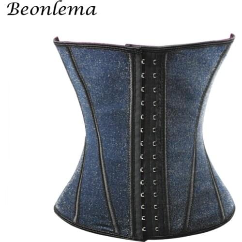 High Waist 11 Steel Bones Waist Cincher Summer Latex Corset Slimming Sport Sheath Girdle Steampunk Corset Plus Size XXXL New