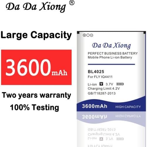 High Capaicty 3600mAh BL4025 Li-ion Phone Battery for FLY IQ4411 Phone