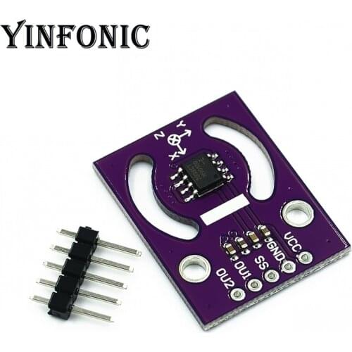 MCU-93 MLX90333 3D Module Handle Joystick Sensor Absolute Position Digital Three-dimensional Angle Sensor Module