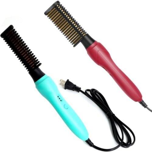 Multifunctional Hair Straightener Comb Hair Curling Comb Anti-scald Straight Hair Comb Wet And Dry Hair Curler Hair Styling Tool
