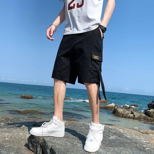 Hot Selling MenS Cargo Short Pants 2021 Summer Casual Knee Length Classic Joggers Brand Plus Size M-5XL Male Loose Work Trouers