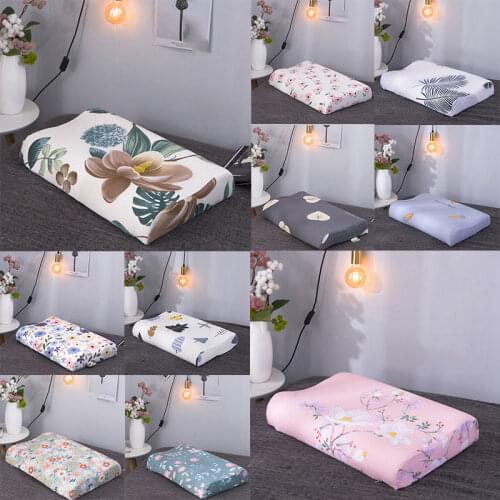40*60cm Print Pillowcase Super Soft Cotton Bedroom Supplies Latex Cushion Cover Cozy Durable Memory Foam Fashion Pillow Slip