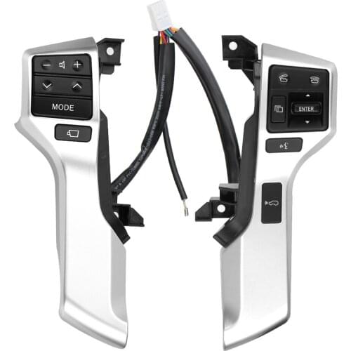 For Toyota Land Cruiser Prado Steering Wheel Control Switch Multifunction Button 8425060180 8425060140 Car Accessories