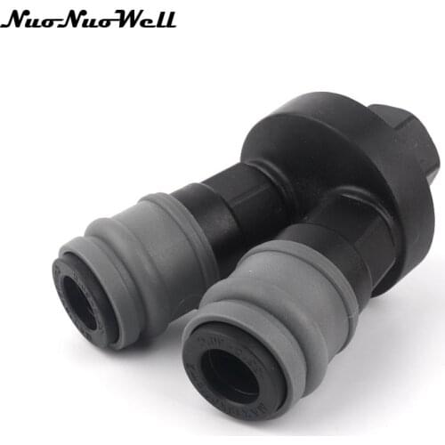 1/4" Plastic Steel C type Pneumatic fittings High pressure Quick Coupler PU Tube Quick Connector Air Pipe Y two Way Connector