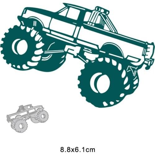 Farm tractor Metal Cutting Dies 2020 Crafts Stencil For DIY Scrapbooking Paper/photo Cards Embossing Die