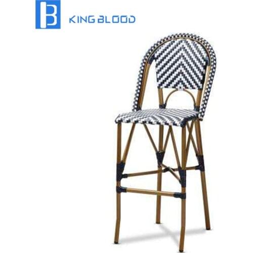 Rattan wicker outdoor bar stool furniture chair