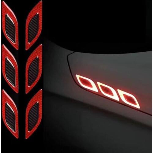 Car Reflective Sticker Safety Warning Mark Tape for Toyota Camry RAV4 Prado Corolla YARIS KIA Rio Sorento Sportage K2 K3 K4 K5