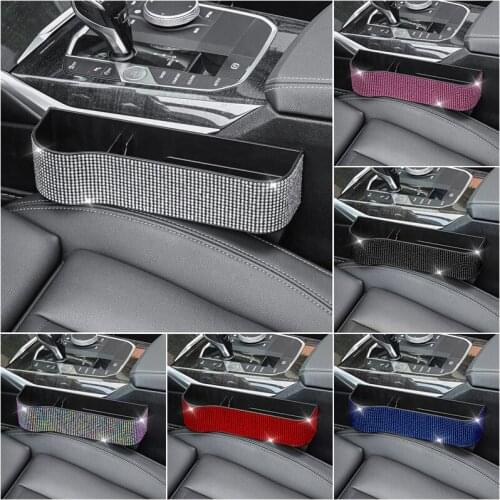 Universal Car Seat Gap Organizer Middle Box Fashion Woman Girl Auto Storage Center Console Document Interior Multifunctional Cup