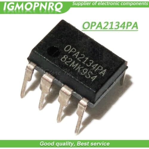 50pcs/lot OPA2134PA OPA2134P OPA2134 DIP High Performance AUDIO OPERATIONAL AMPLIFIERS new original free shipping