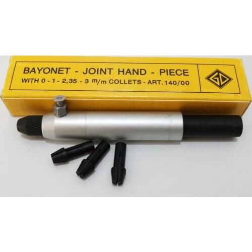 Jewerly Rotary Quick Change Hand piece with 1mm 2.35mm 3mm Tips Aluminum European Connection