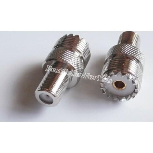 10Pcs UHF (SO-239) SO239 Female to F Female Connector RF Adapter Copper