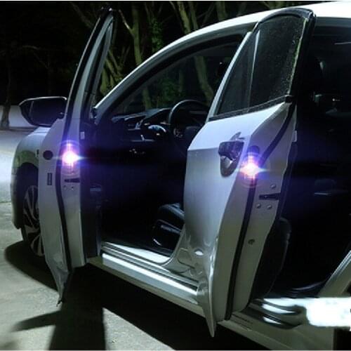 2pcs Magnetic Wireless 5LED Door Open Warning Anti-Collision Light for SEAT Ibiza Leon Toledo Arosa Alhambra Exeo FR Supercopa