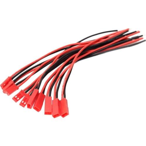 20 AWG Silicone JST Plug Connector, SIM&NAT 2 Pin JST Battery Connector JST RCY Plug Female Male Connectors Wire for LED Strips