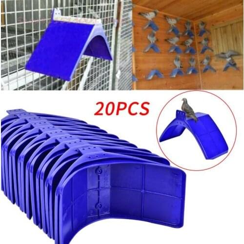 20 Pieces V Pigeon Bird Pet Roost Bird Equipment Racing Pigeon Stand Rest Stand