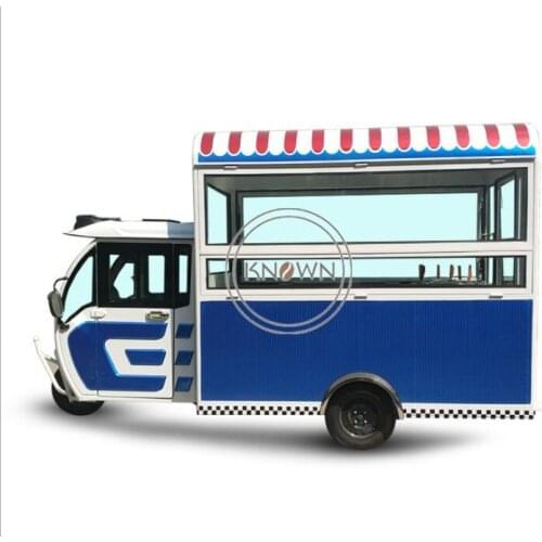 2019 Hot sale customized 3.8m long food car electric food kiosk design food truck trailer ice cream food cart