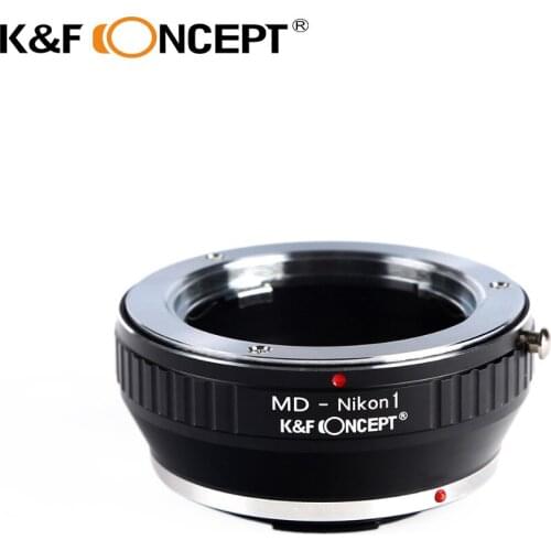 K&F CONCEPT Lens Mount Adapter for Minolta MD MC Lens to for Nikon 1-Series Camera for Nikon V1 J1 Mirrorless Mount Adapter