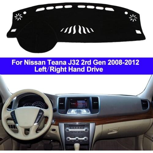 Car Auto Dashboard Cover Dashmat Carpet cape Cushion Pad Sun Shade 2 Layer For Nissan Teana J32 2rd Gen 2008 2009 2010 2011 2012