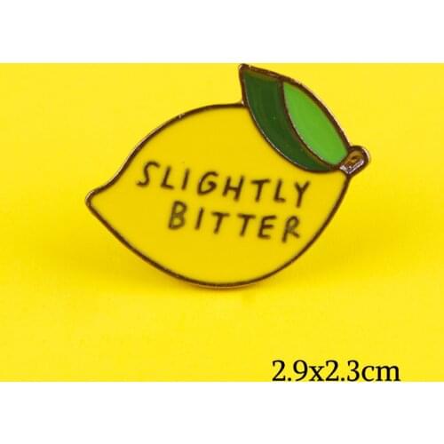 Food Brooches Milk Lemon Popsicle Wave Metal Badges On Clothes Jeans Jackets Lapel Pin Umbrella Enamel Pins Stripes For Clothes