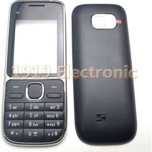 New phone Housing Cover Case with Hebrew stamp or Russian Or English Keypad For Nokia C2-01 C201 + Tools