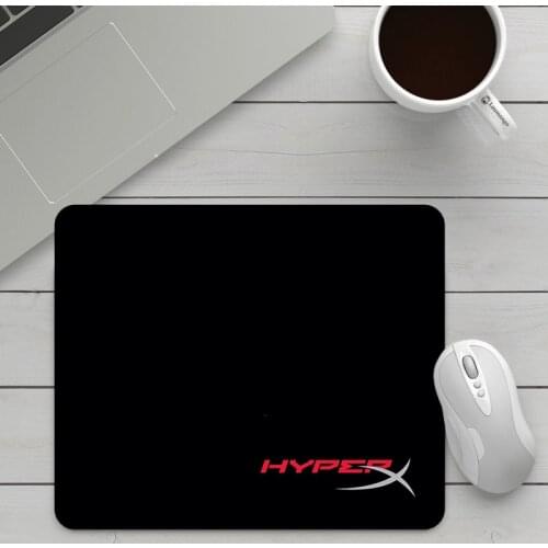 Black HyperX Small Mouse Pad Fury Professional E-sports Gamers Speed PC Gaming Accessories Keyboard Desk Mat LOL CS GO Mousepad
