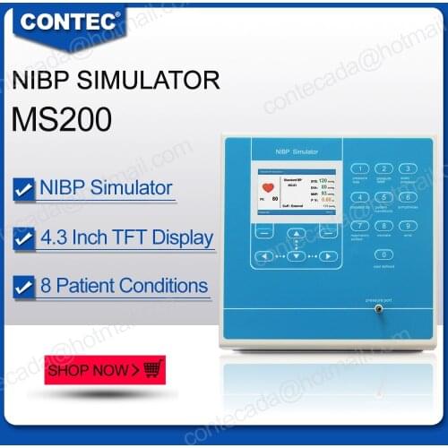 CONTEC MS200 NIBP Simulator Non-Invasive Blood Pressure simulation COLOR LCD,New