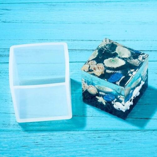 Resin Molds 10cm/4" Super Large Cube Square Silicone Mold Resin expoy Casting Jewelry Making Tools