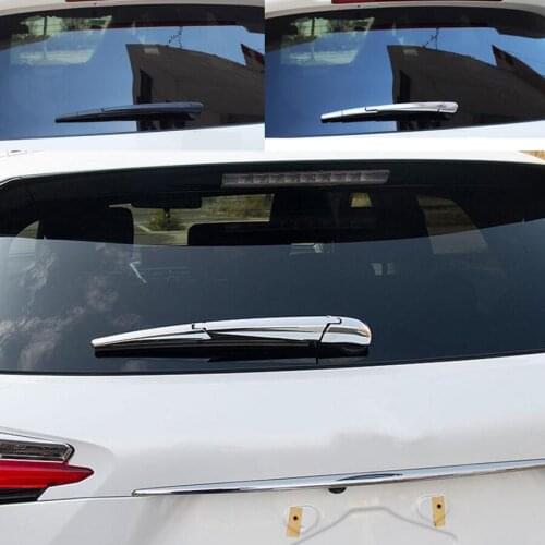 Chrome 3x Car Rear Windscreen Rain Wiper Cover Trim Styling Sticker For Lexus NX200T NX300H 2015 2016 Auto Accessories