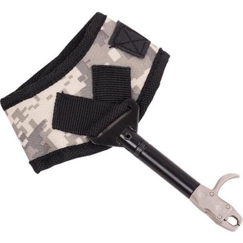 Camouflage wristband dispenser compound arrow bow and arrow adjustable release shooting trigger tool