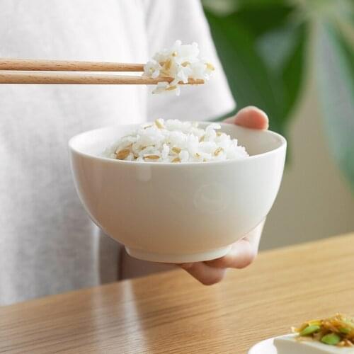 High quality tableware bowel fine white household ceramic bowl with different sizes uses ramen soup