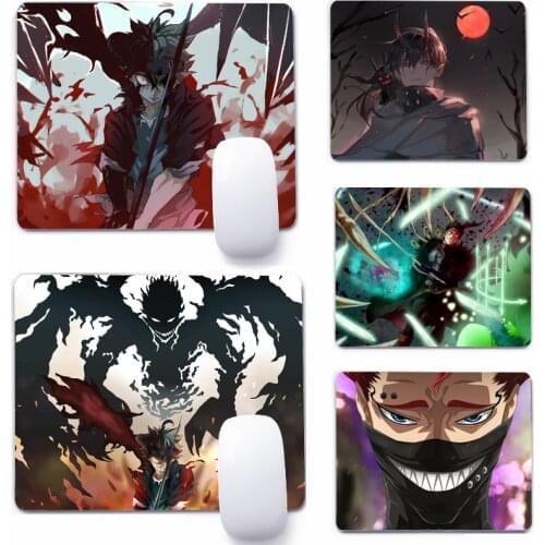 Black Clover 22x18cm Mouse Pad Computer Small Mouse Non-slip Pad Desktop Keyboard Pad Office Mouse Mat