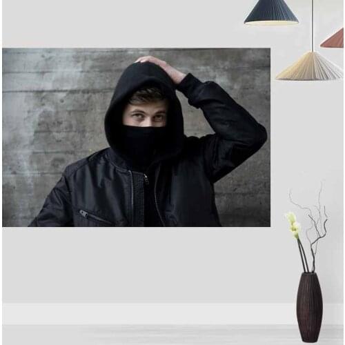 Nice Alan Walker Poster Custom Canvas Poster Art Home Decoration Cloth Fabric Wall Poster Print Silk Fabric