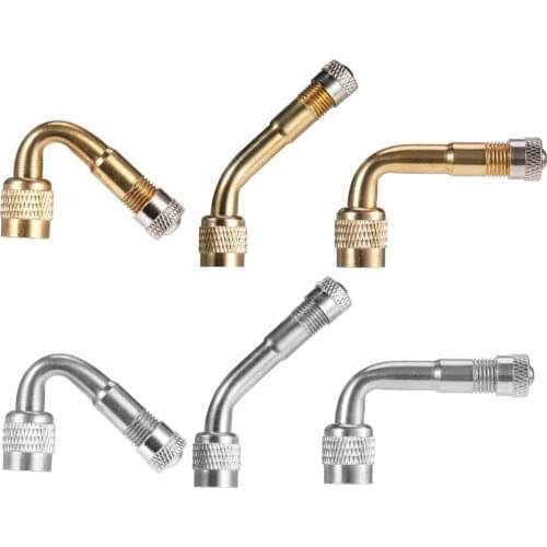 45/90/135 Degree Angle Brass Bike Air Tyre Valve Extender Bike Motorcycle Valve Adaptor Tyre Inflatable Tube Extension Adapter