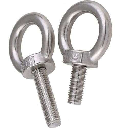 M3 M4 M5 M6 M8 M10 M12 Lifting Eye Bolts 304 stainless steel Lifting Ring Screws Eye Bolt