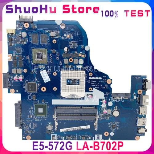 KEFU LA-B702P Motherboard fit For ACER Aspire E5-572 E5-572G Motherboard NBMQ011001 Z5WAW LA-B702P GT840M 2G Test