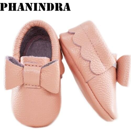 2019 new born flower Baby moccasins of Moccs baby shoes girls fringe Soft genuine leather infant toddler First Walkers kid shoes