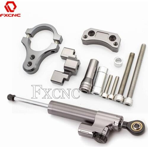 Motorcycle Steering Stabilizer Damper Mounting Kit Bracket Safety Control Reversed For Yamaha YZF R3 R25 MT25 2015-2017 2016