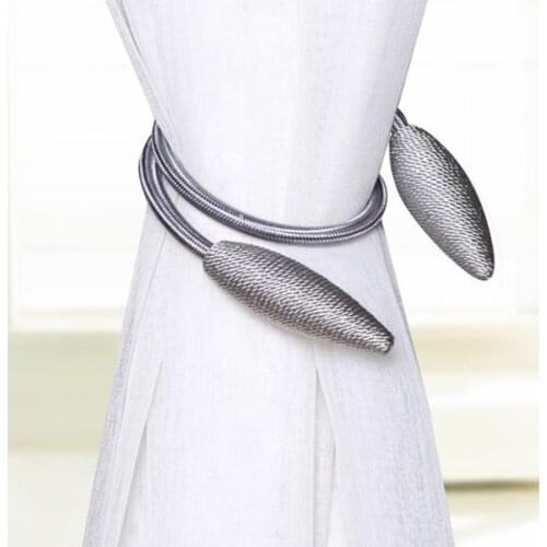 2018 NEW Magnetic Curtain Tiebacks Universal Curtain Tie Rings Modern Curtain Rope Living Room Curtain Buckle
