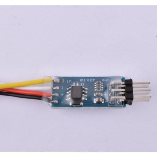 Speed Difference Two Channel Hybrid Controller Delta Wing/V Tail Mixed Control Two Way Mixed Controllers rc Boat/Car/Airplane