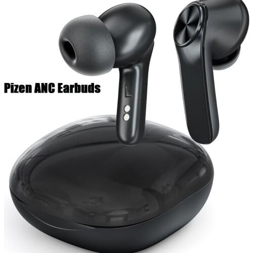 Pizen 30dB Hybrid ANC TWS Bluetooth Earbuds in-ear Earphone True Wireless Stereo 36H Playing Time Type C Waterproof R20 TWS Y30