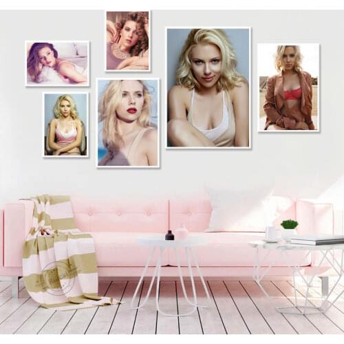 Sexy Scarlett Johansson Posters Movie HD Star Wall Art Home Decor Canvas Painting Nordic Decoration Room