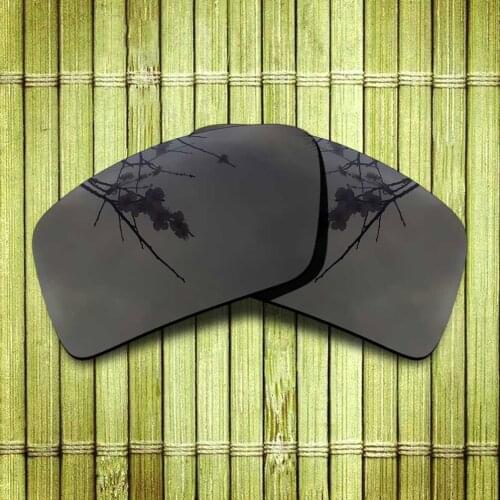 Polarized Replacement Lense For-Oakley Eyepatch 2 Sunglasses Frame True Color Mirrored Coating - Black Available