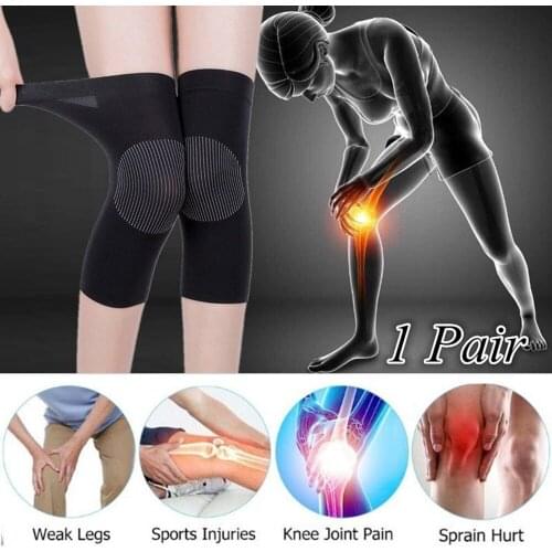 Practicle 1 Pair Knee Sleeve Compression Brace Support Sport Joint Pain Arthritis Relief Knees Care Supplies