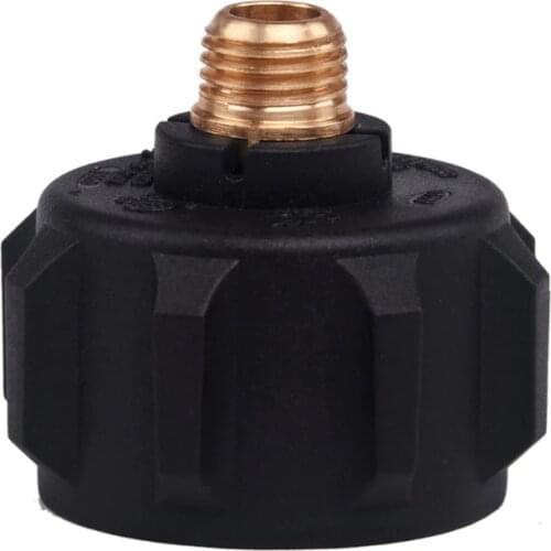 QCC1 Propane Adapter Gas Regulating Valve Adapter With Acme Nut 1/4 Inch External Thread