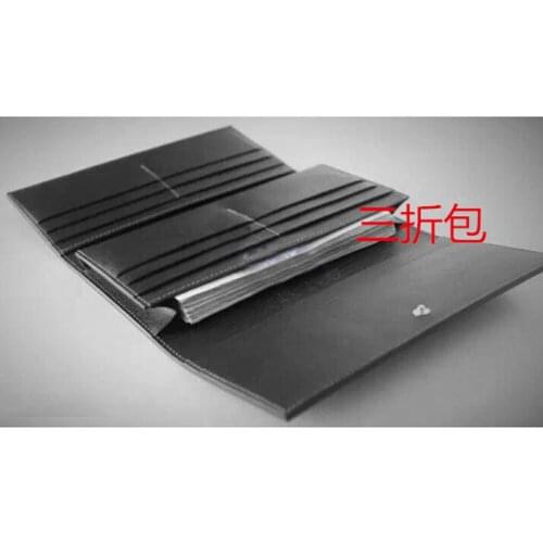 Leather craft template three folded wallet card holder die cutting knife mould leather hole punches tool set deri el aletleri