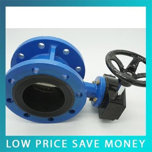 D341X-16Q Manual Good Quality DN50 Turbine Flange Butterfly Valve