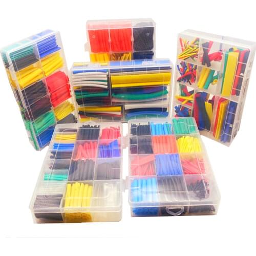 164/328/560/580 PCS,Boxed Heat Shrink Tubing 2:1 Electronic DIY Kit wire Connection Tool Accessories Data Line Protection Cable