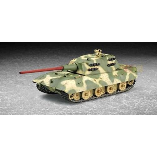 1:72 German E-100 Heavy Tank Military Assembled Plastic Model Chariot 07121