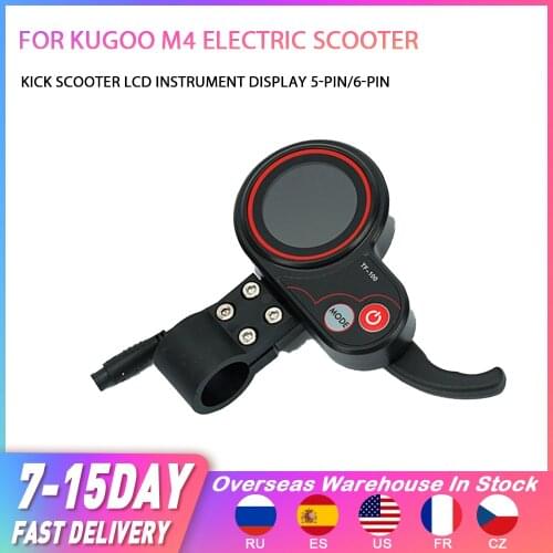 Kick Scooter LCD Instrument Display Outdoor Portable Electric Skateboard Dashboard For Kugoo M4 Electric Scooter Parts 5/6 Pin