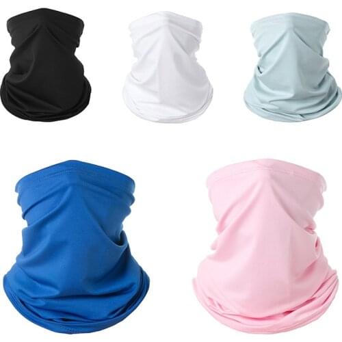 Windproof Outdoor Bandana Buffs Face Mask Scarf Sun UV Neck Warmer Gaiter Shield Men Women Balaclava Headband Mascarillas